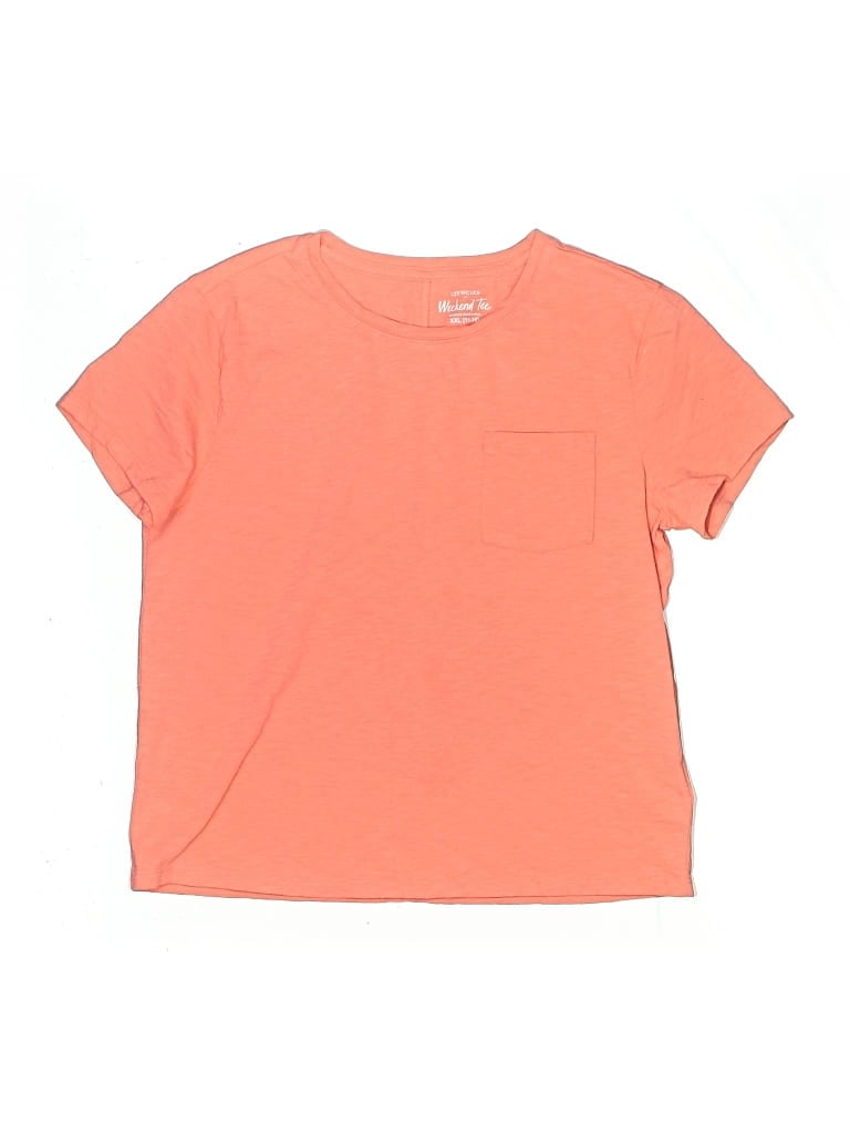 Pre-owned Crewcuts Kids' Short Sleeve T-shirt In Pink