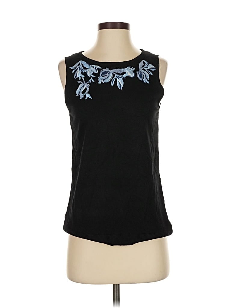 Kasper Sweater Vest In Black