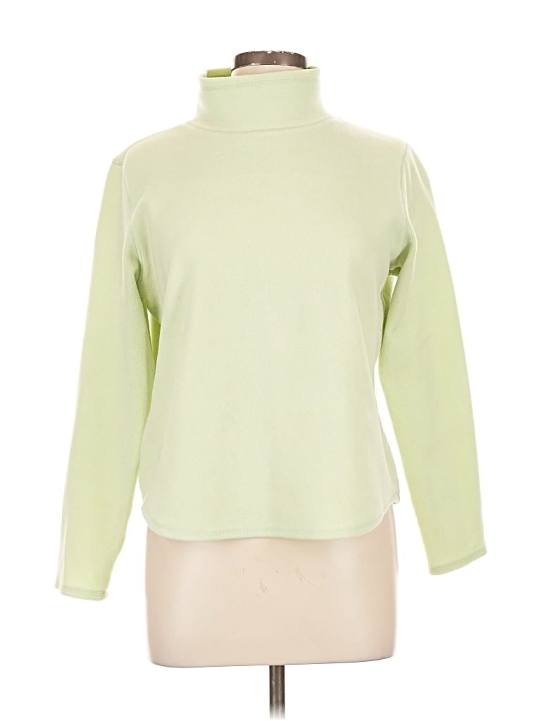 Pre-owned Ann Taylor Loft Turtleneck Sweater In Green