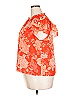 1.State Orange Short Sleeve Blouse Size XXL - photo 5
