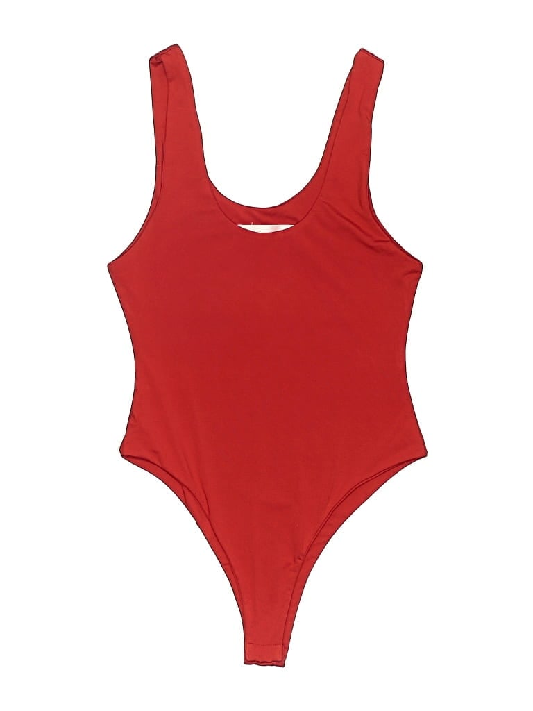 Pre-owned Meshki Bodysuit In Red
