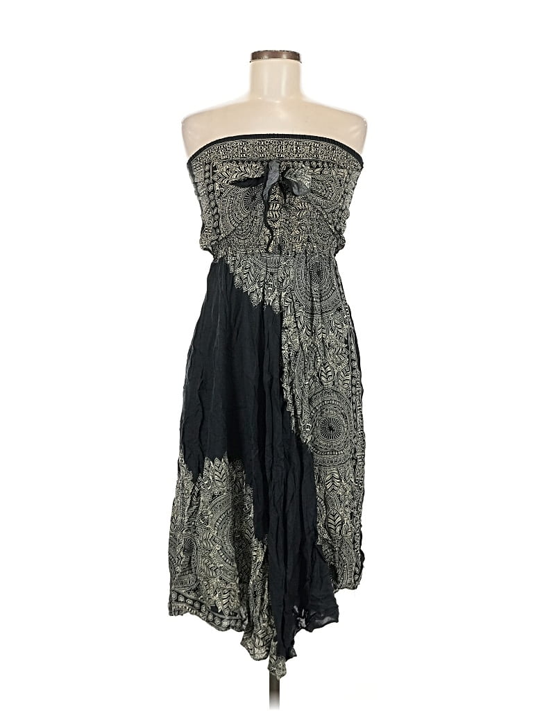 Pre-owned Assorted Brands Cocktail Dress In Gray