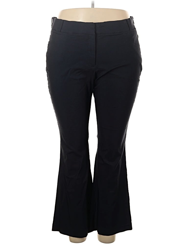 Pre-owned Lane Bryant Dress Pants In Black