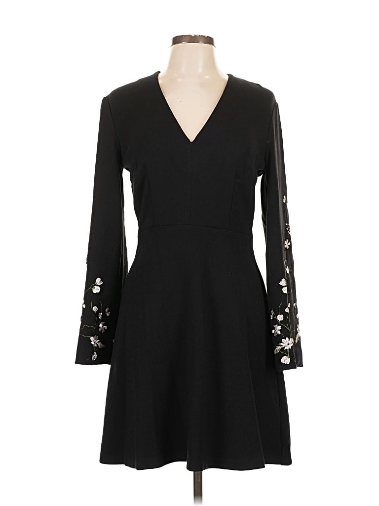 Pre-owned H&m Cocktail Dress In Black