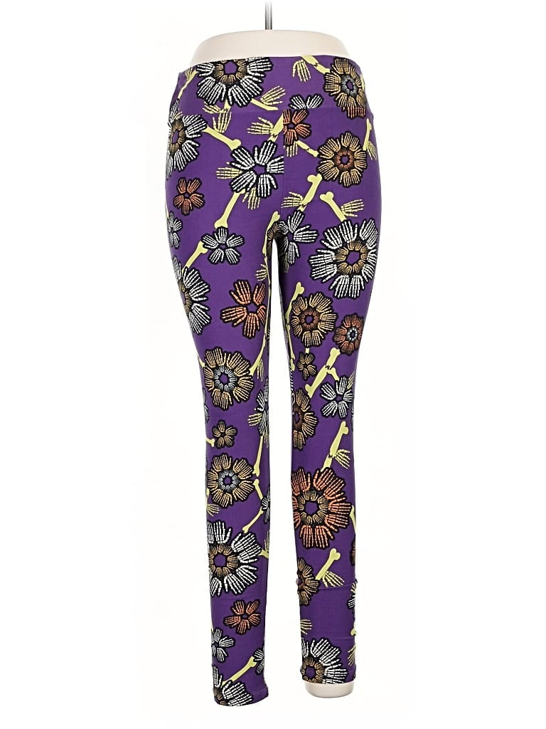 LULAROE Pre-owned Leggings In Purple