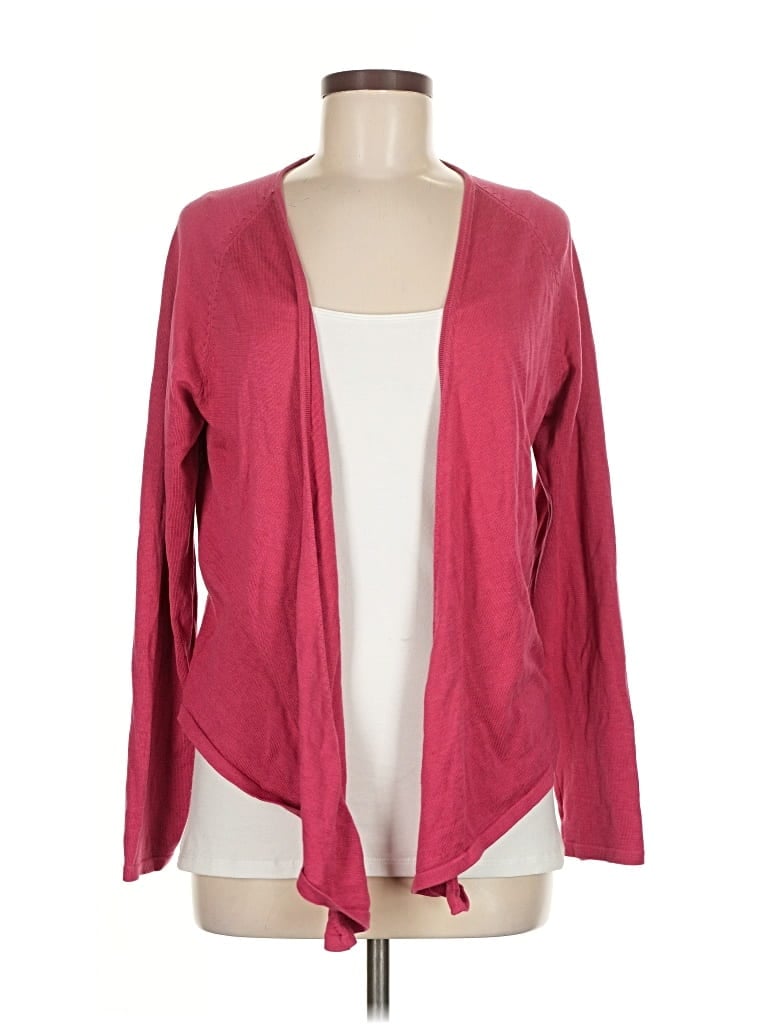 Pre-owned Coldwater Creek Cardigan Sweater In Red