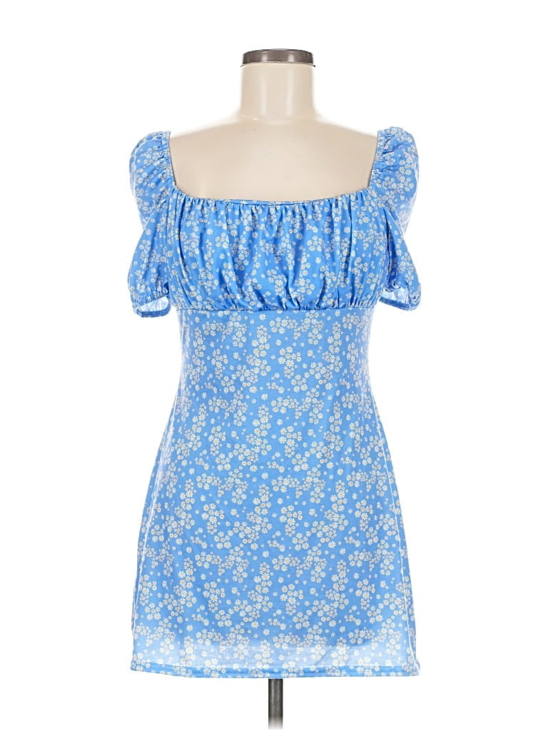 Pre-owned Nasty Gal Inc. Casual Dress In Blue