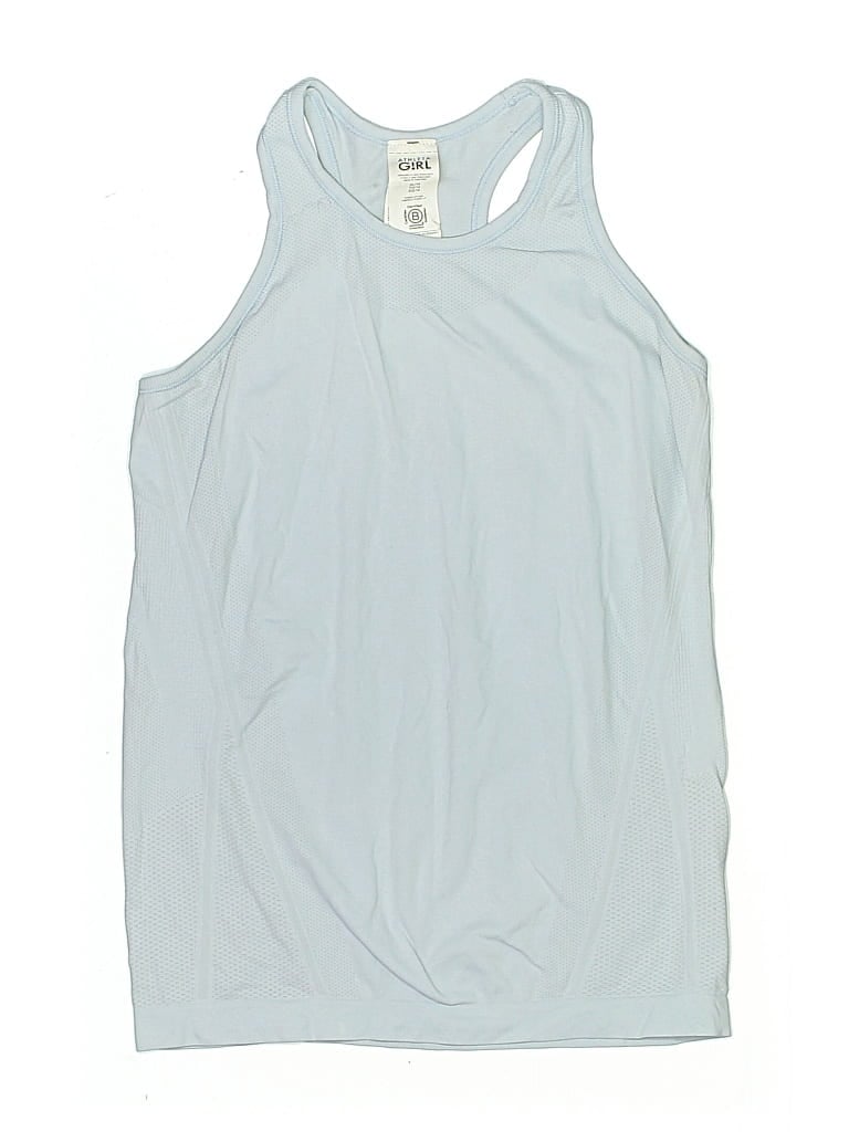 Pre-owned Athleta Girl Kids' Active Tank Top In Blue