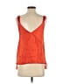 Foundrae 100% Viscose Orange Red Sleeveless Blouse Size 2 - photo 2