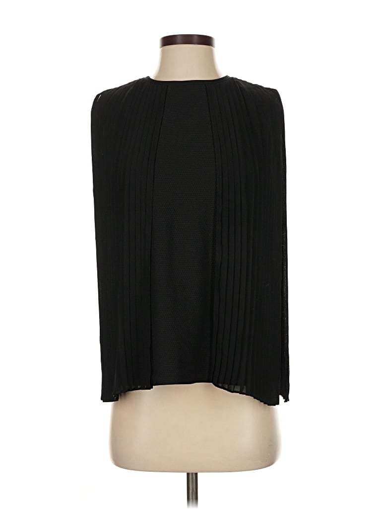 Pre-owned Gracia Long Sleeve Blouse In Black