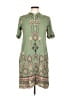 MAX 100% Rayon Green Casual Dress Size L - photo 1