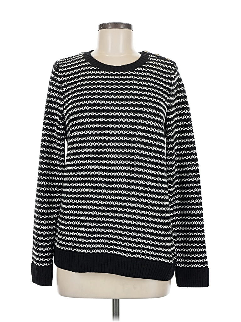 Pre-owned Charter Club Pullover Sweater In Black