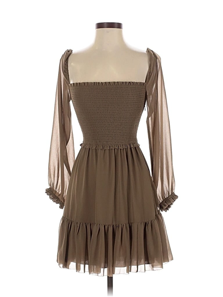 Pre-owned Wilfred Cocktail Dress In Brown