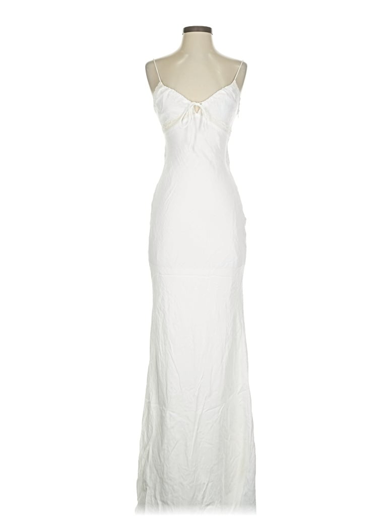 Pre-owned Huk Cocktail Dress In White
