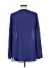 Atina Cristina 100% Polyester Blue Long Sleeve Blouse Size L - photo 2