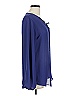 Atina Cristina 100% Polyester Blue Long Sleeve Blouse Size L - photo 4