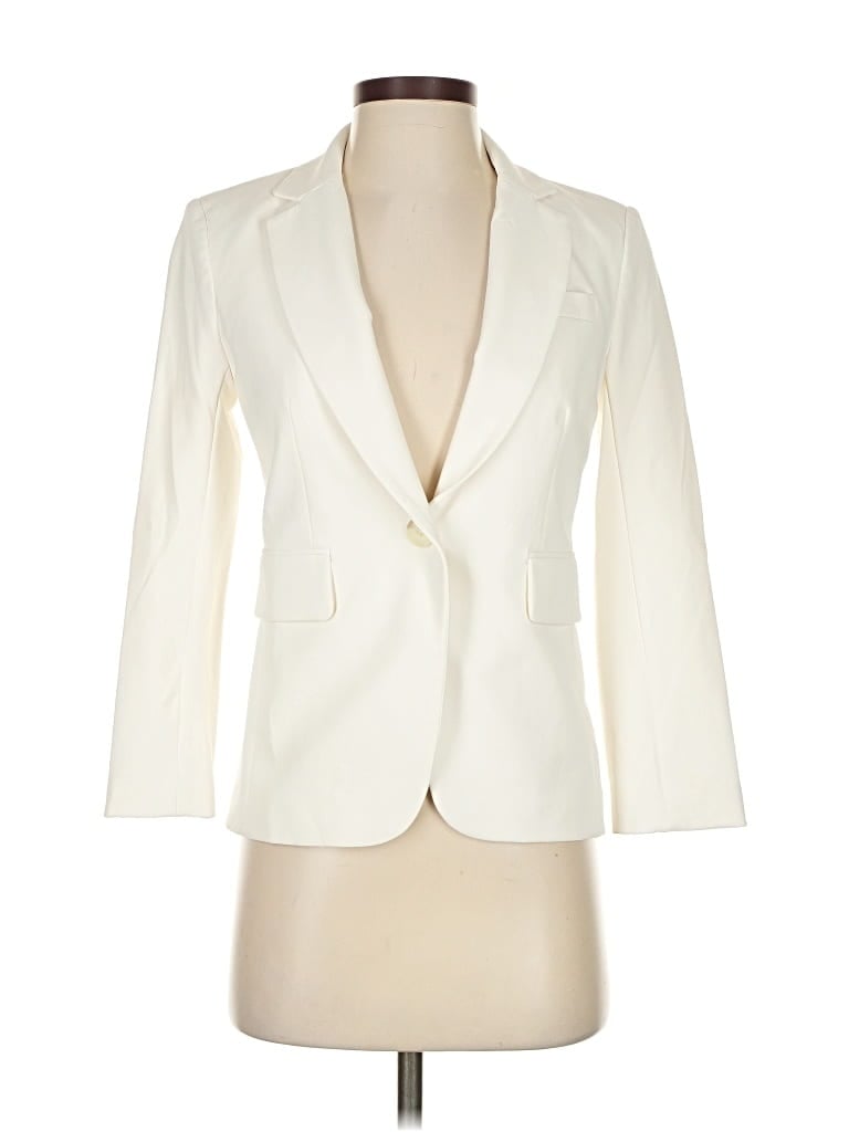 Pre-owned Veronica Beard Blazer Jacket In White