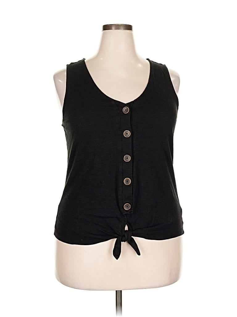 Pre-owned Sanctuary Sleeveless Top Black Tops