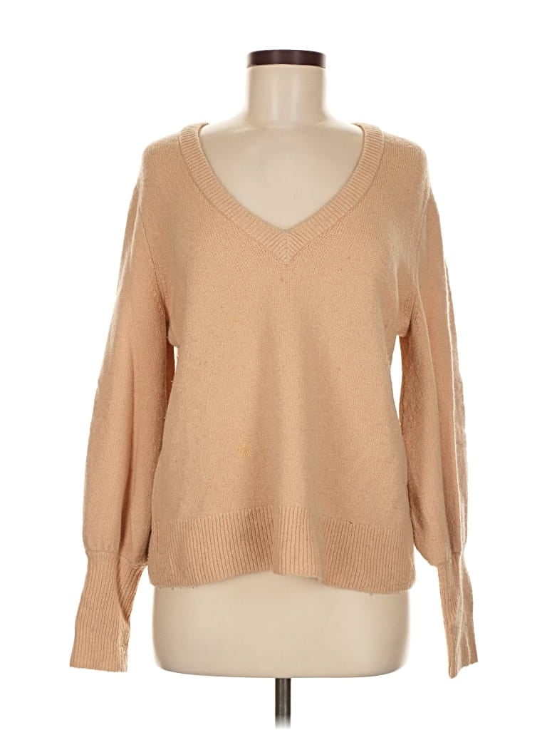Pre-owned Madewell Pullover Sweater In Brown