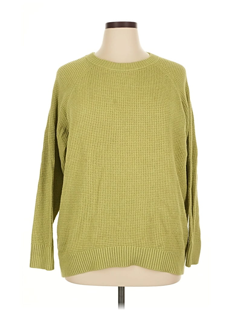 Pre-owned Old Navy Pullover Sweater In Green