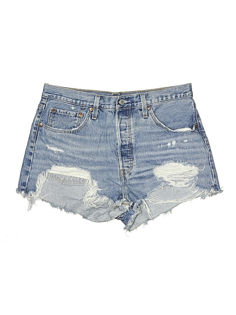 Pre-owned Levi's Denim Shorts In Blue