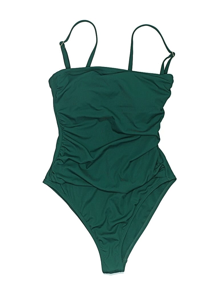 Pre-owned Shade & Shore Bodysuit In Green