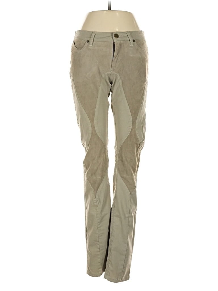 Pre-owned Superfine Khaki Pant In Green