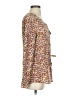 Gap 100% Polyester Brown Long Sleeve Blouse Size S - photo 4
