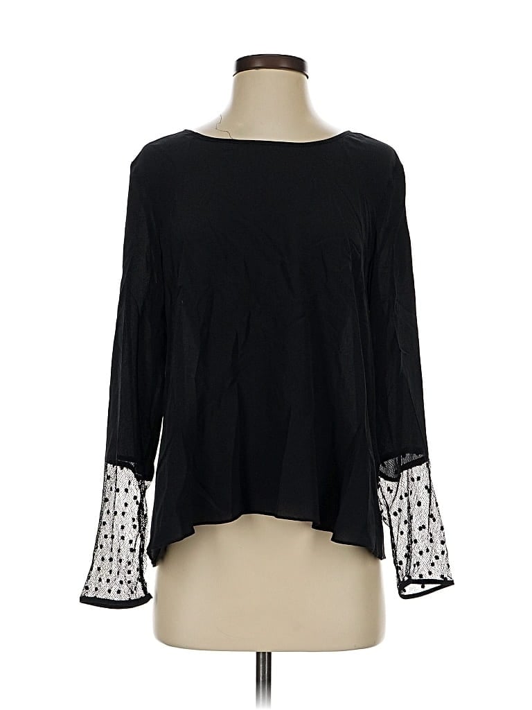 Pre-owned Wilfred 3/4 Sleeve T-shirt In Black