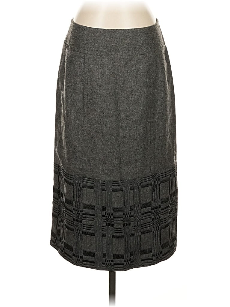 Pre-owned Magaschoni Formal Skirt In Gray