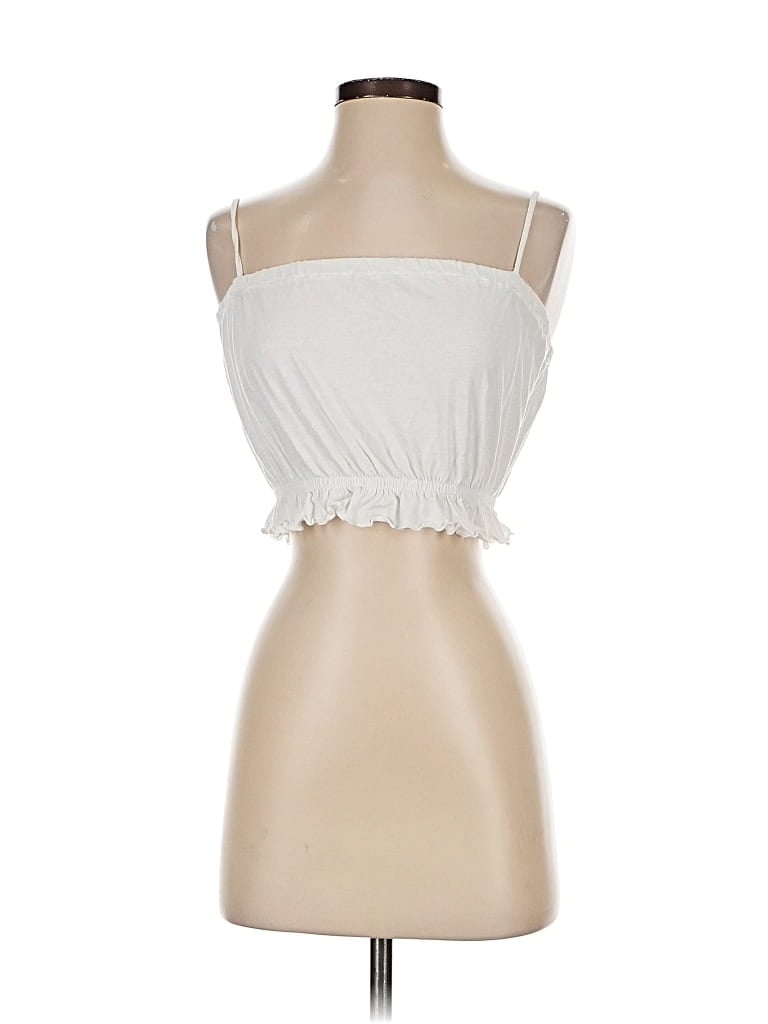 Pre-owned Me To We Sleeveless Top Ivory Strapless Neckline Tops In White