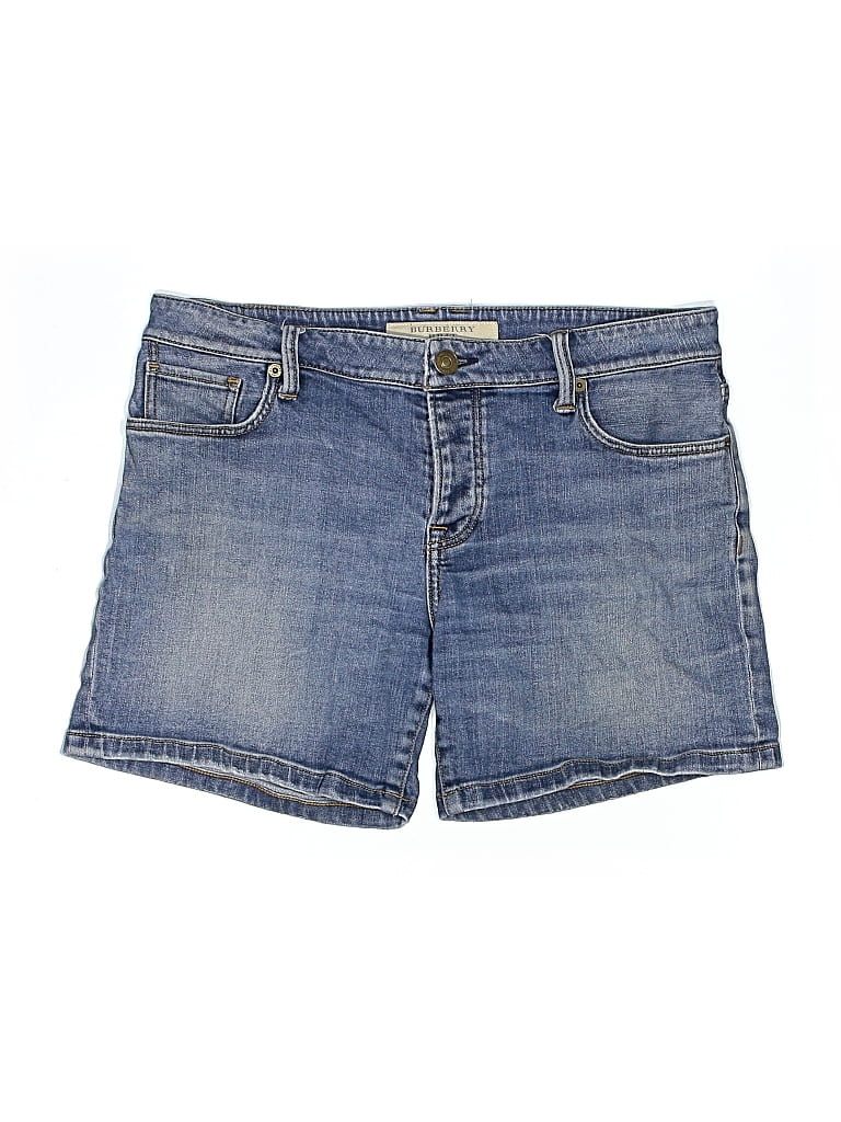 Pre-owned Burberry Denim Shorts In Blue