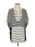One September 100% Polyester Stripes Black 3/4 Sleeve Blouse Size S - photo 1