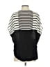 One September 100% Polyester Stripes Black 3/4 Sleeve Blouse Size S - photo 2