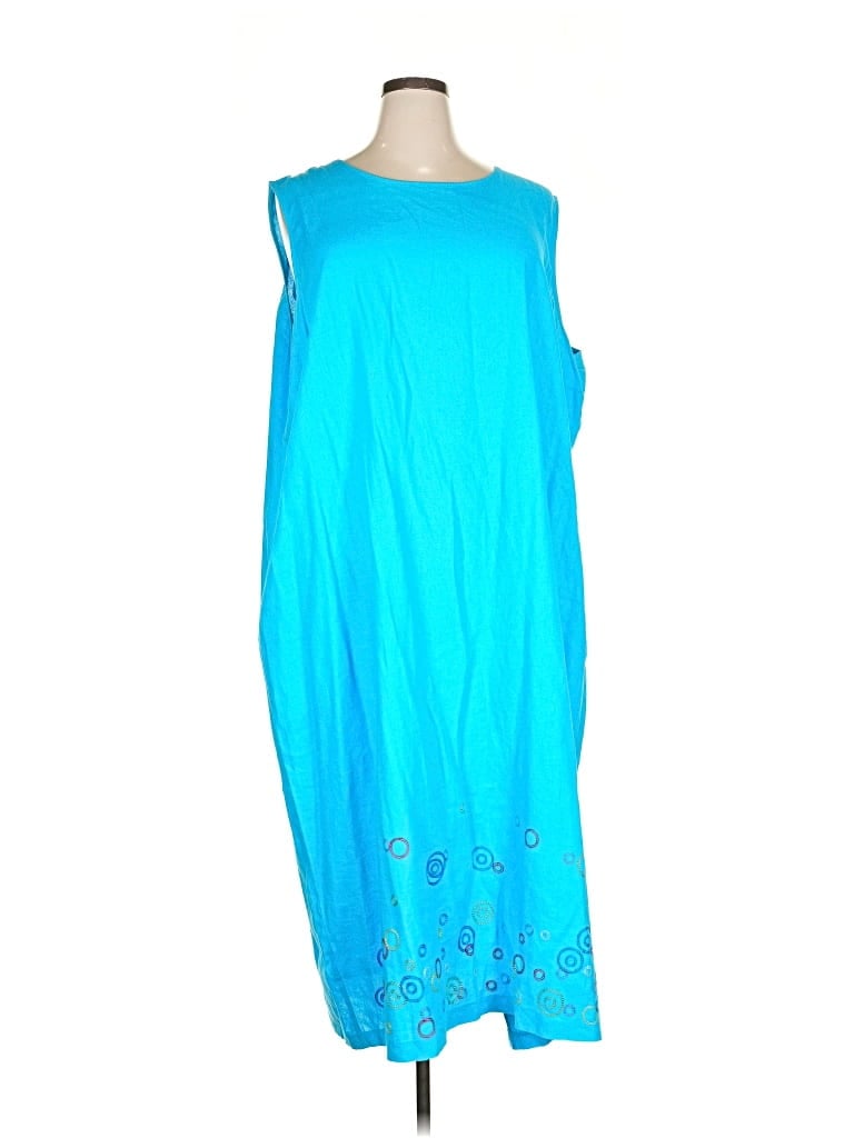 Pre-owned Assorted Brands Casual Dress In Blue