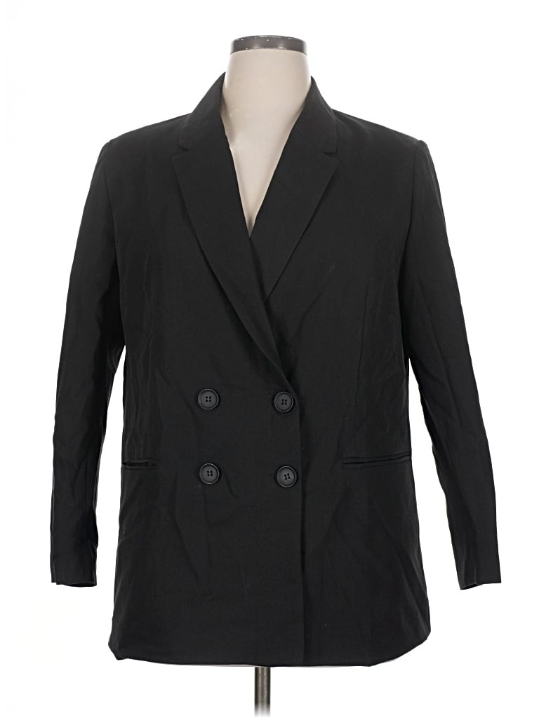 Pre-owned Unbranded Blazer Jacket In Black