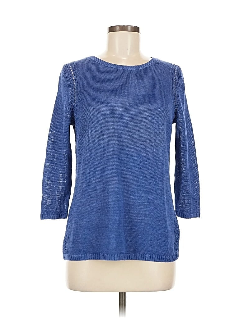 Pre-owned Talbots Pullover Sweater In Blue