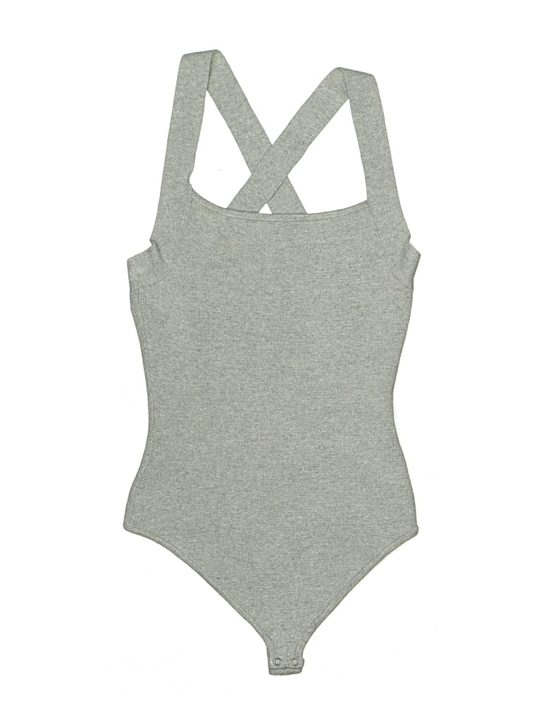 Pre-owned Abercrombie & Fitch Bodysuit In Gray