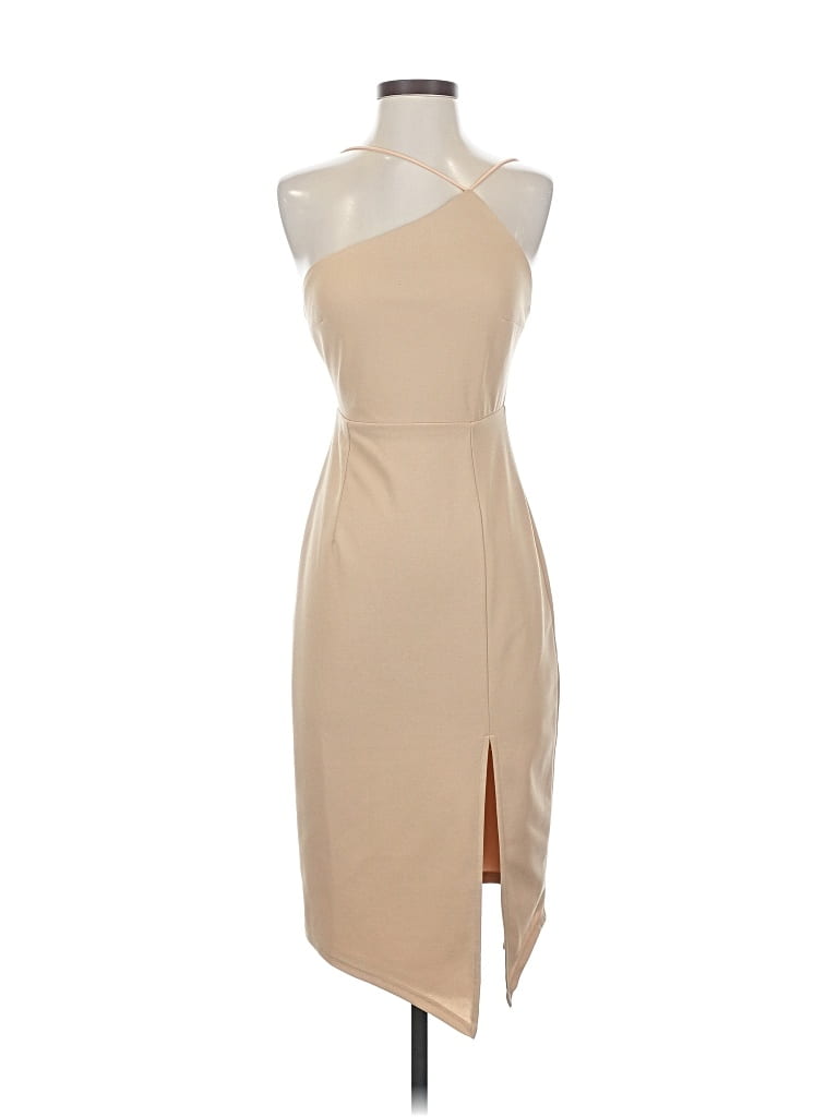 Pre-owned Lulus Cocktail Dress In Brown