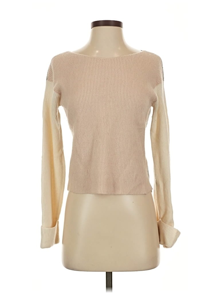 Pre-owned Vince Cashmere Pullover Sweater In Brown