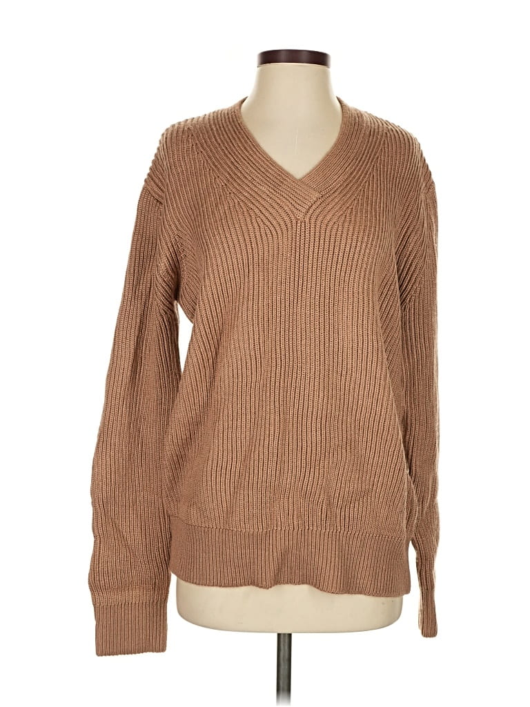 Pre-owned Miaou Pullover Sweater In Brown