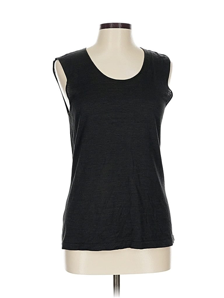 Pre-owned Armani Collezioni Sleeveless T-shirt In Black