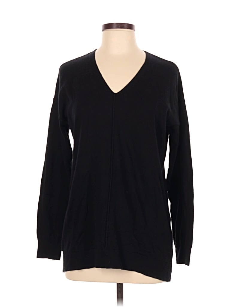 Pre-owned Ann Taylor Factory Pullover Sweater In Black
