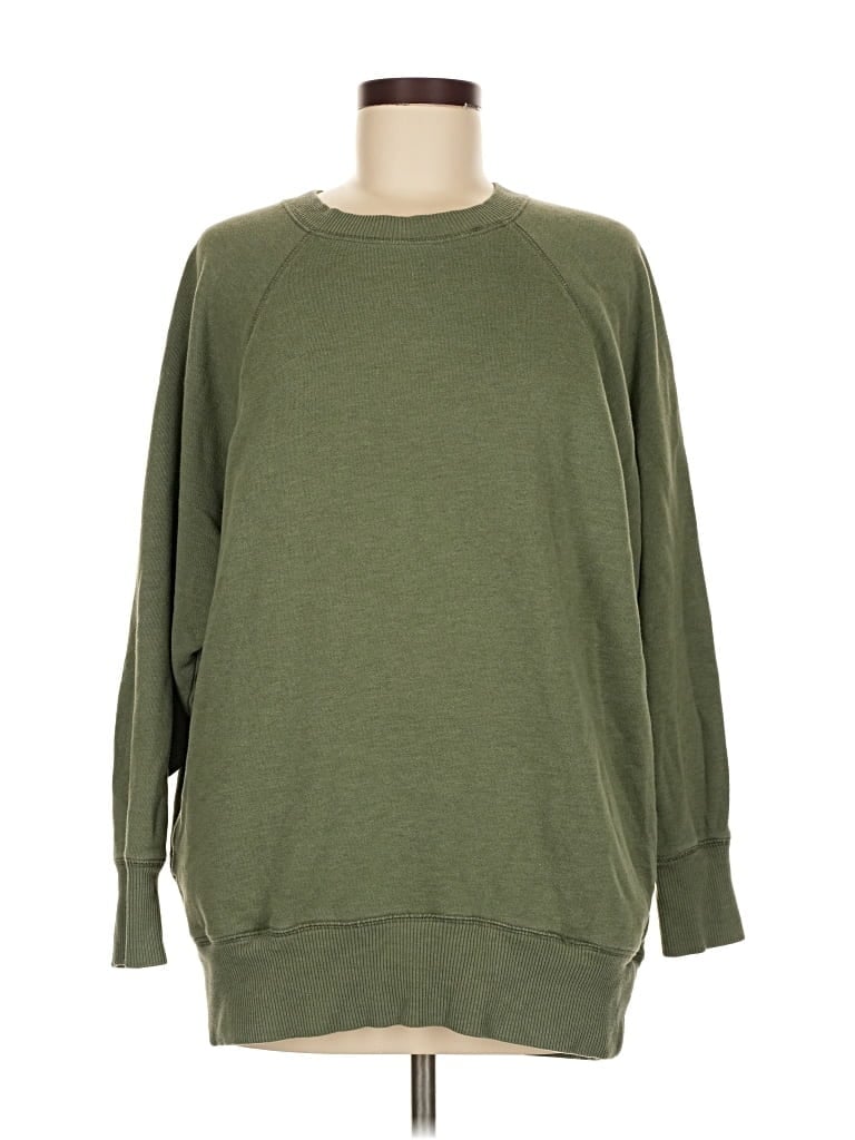 Pre-owned Aerie Sweatshirt In Green