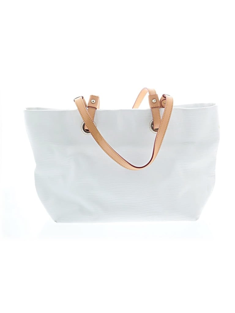 Pre-owned Dooney & Bourke Tote Bag In White