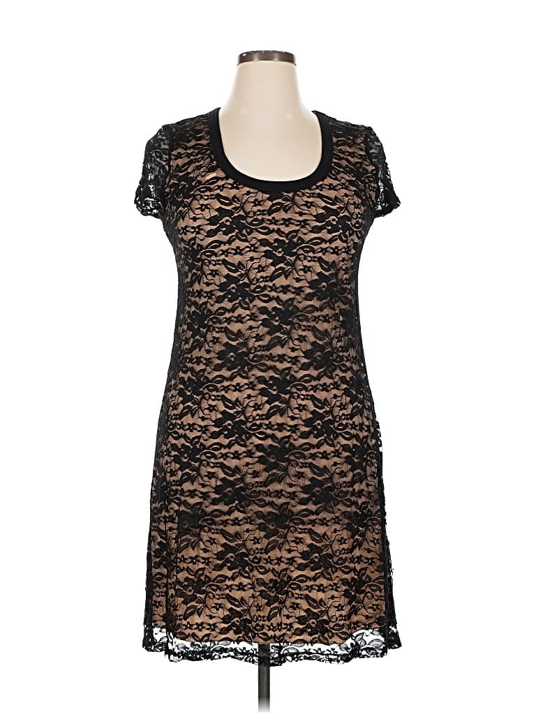 Pre-owned Karen Kane Casual Dress In Black