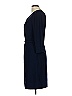 Talbots 100% Polyester Solid Blue Casual Dress Size 10 - photo 5