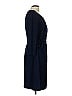 Talbots 100% Polyester Solid Blue Casual Dress Size 10 - photo 4