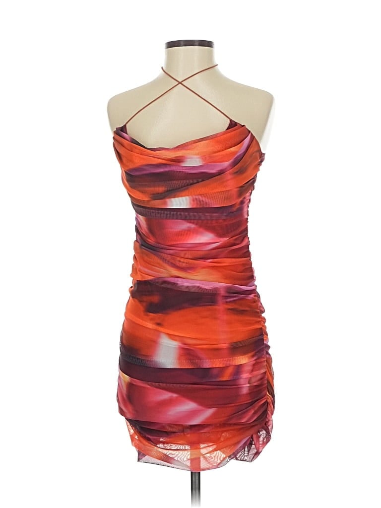 Pre-owned Oh Polly Cocktail Dress In Orange