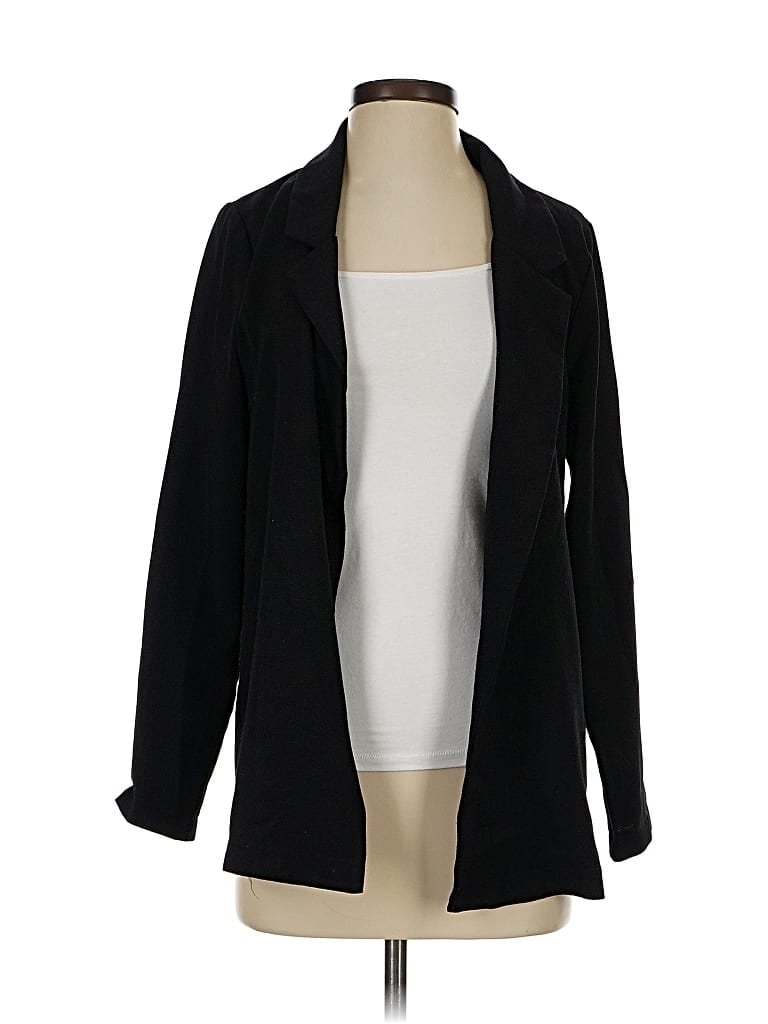 Pre-owned Lush Blazer Jacket In Black